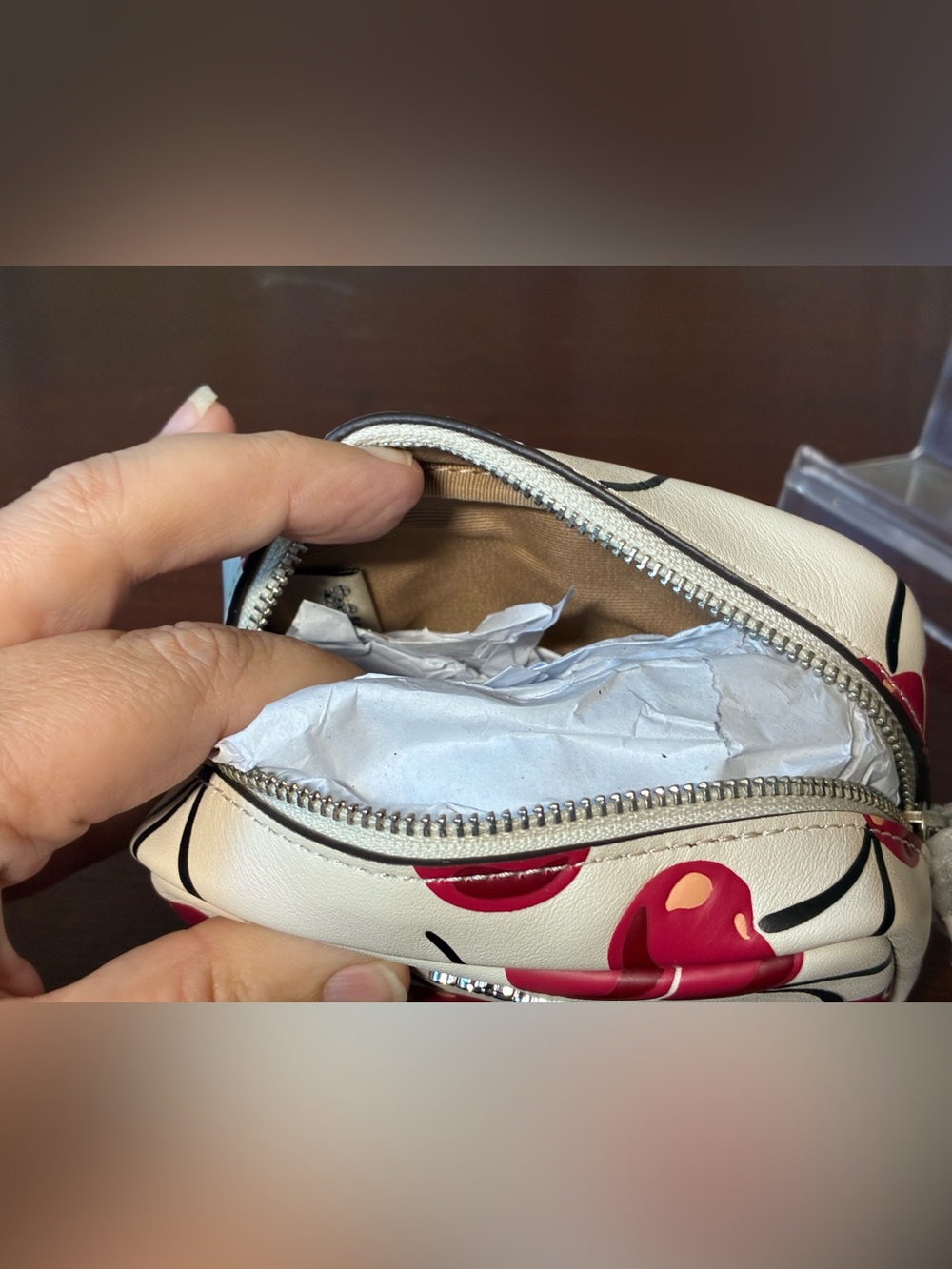 Coach Cherry Pouch - Picture 3 of 5